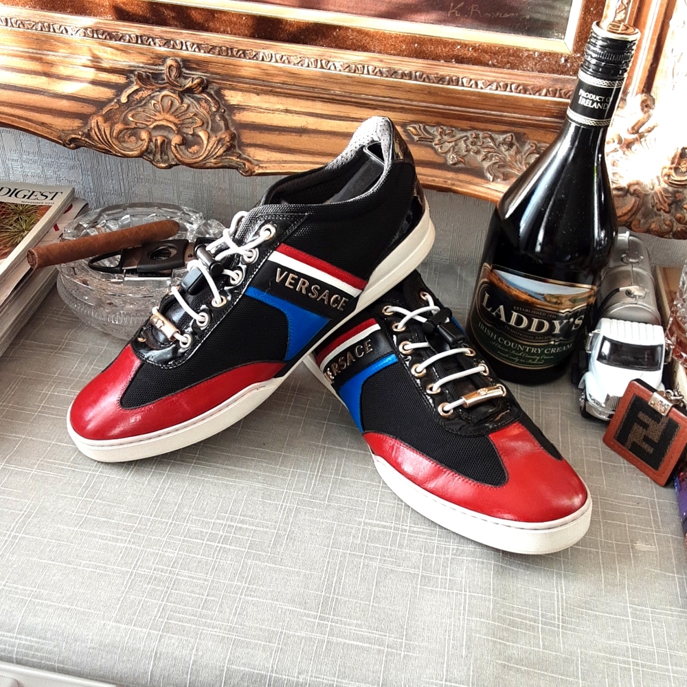 Versace Medusa  Head Sneakers- Iconic combo!!